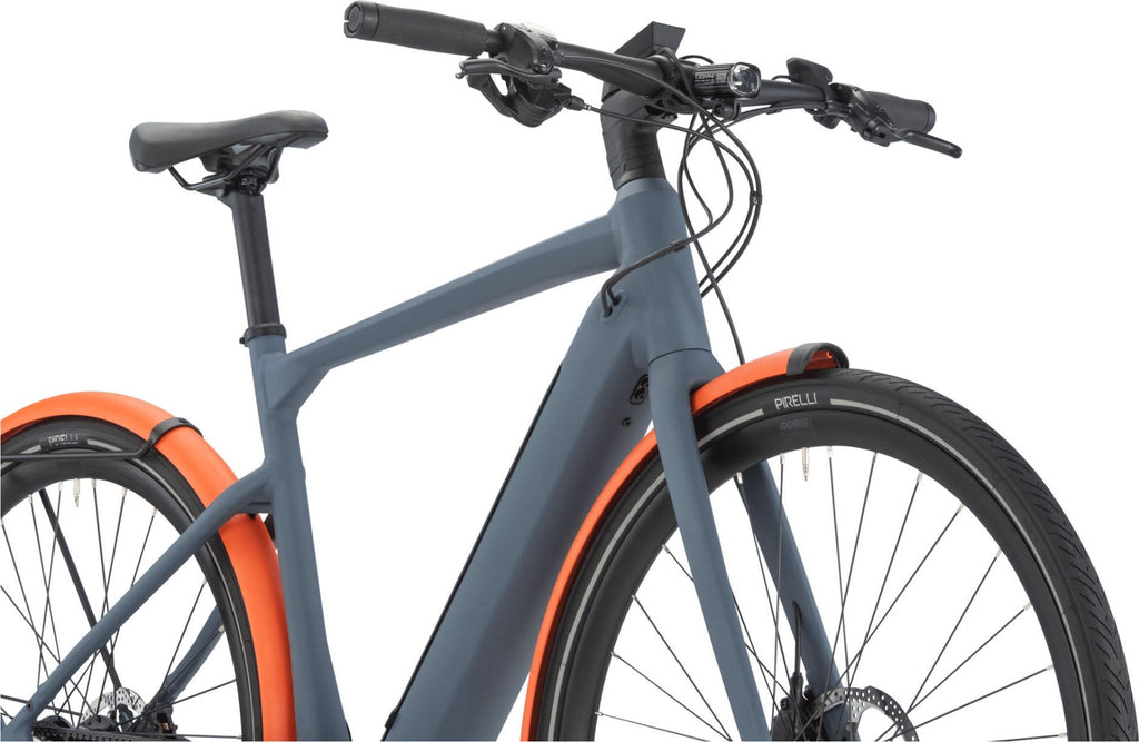 Vélo de Ville Électrique BMC 257 AMP AL One Shimano Alfine 8V Courroie 625 Wh 700 mm Bleu Powder Steel 2023