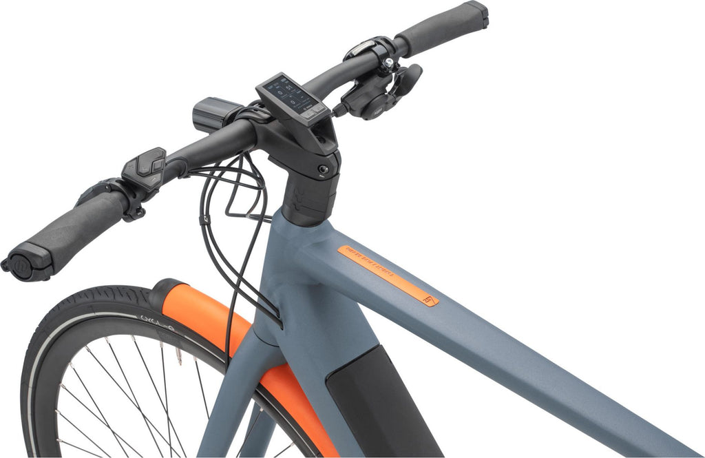 Vélo de Ville Électrique BMC 257 AMP AL One Shimano Alfine 8V Courroie 625 Wh 700 mm Bleu Powder Steel 2023