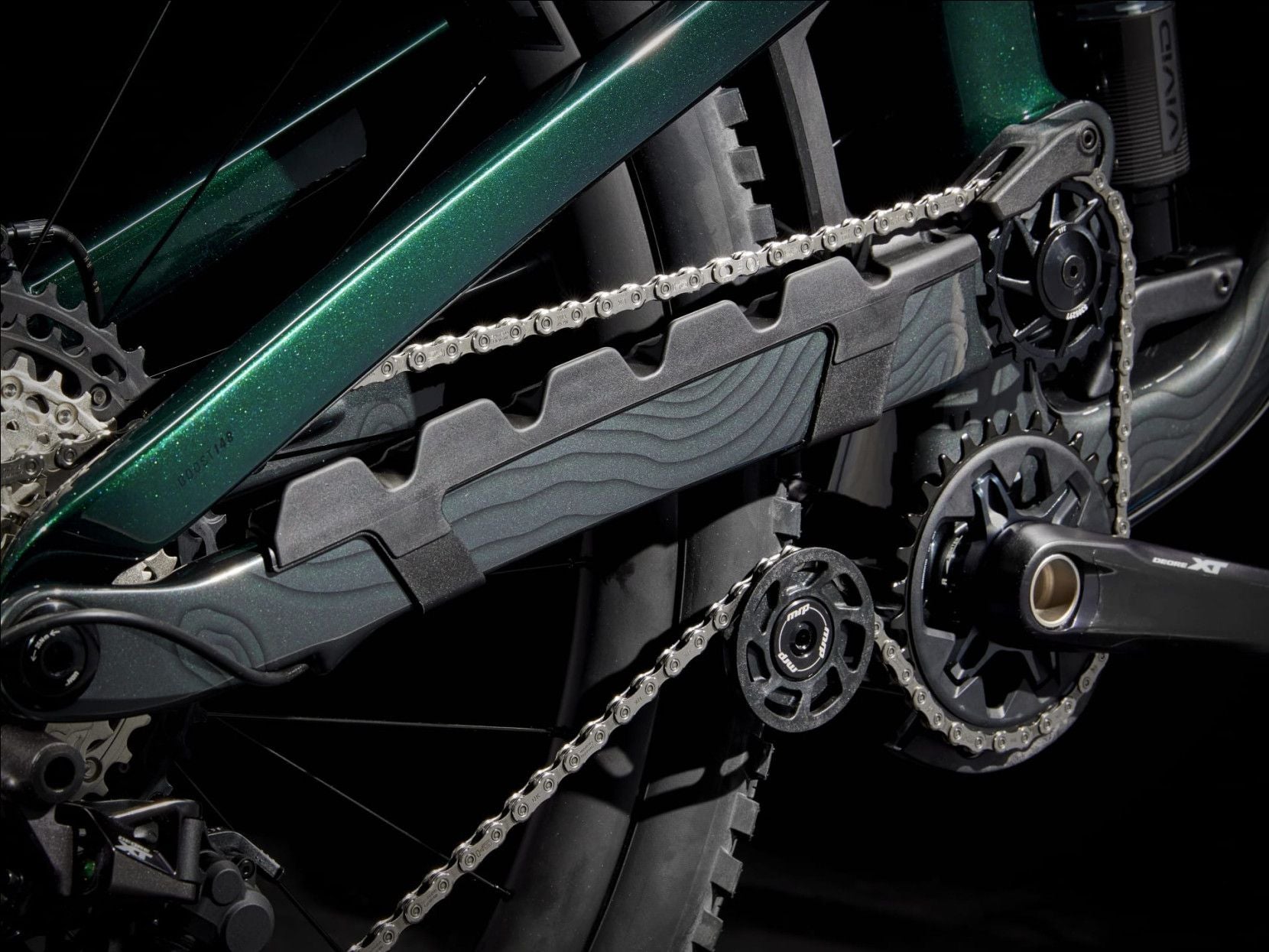 VTT Tout Suspendu Trek Slash 9.8 Shimano XT 12V 29/27.5'' Vert Foncé Gén 6