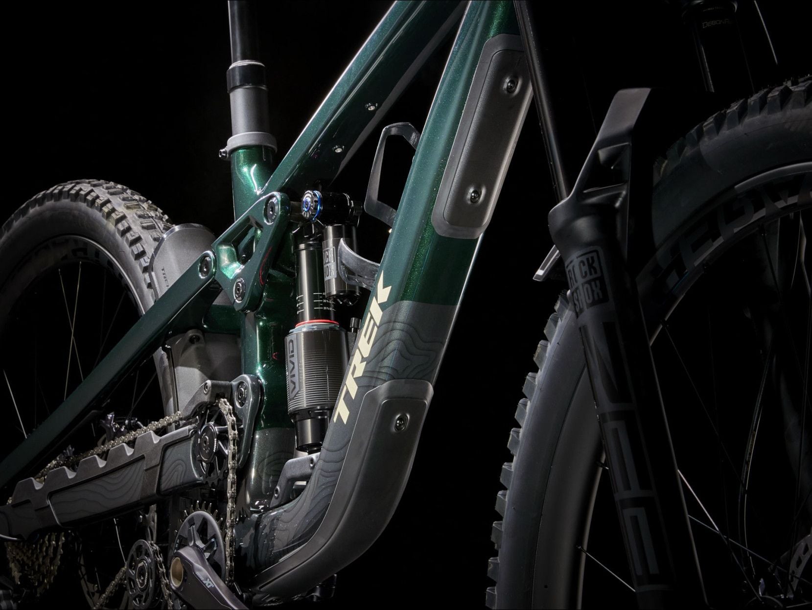 VTT Tout Suspendu Trek Slash 9.8 Shimano XT 12V 29/27.5'' Vert Foncé Gén 6