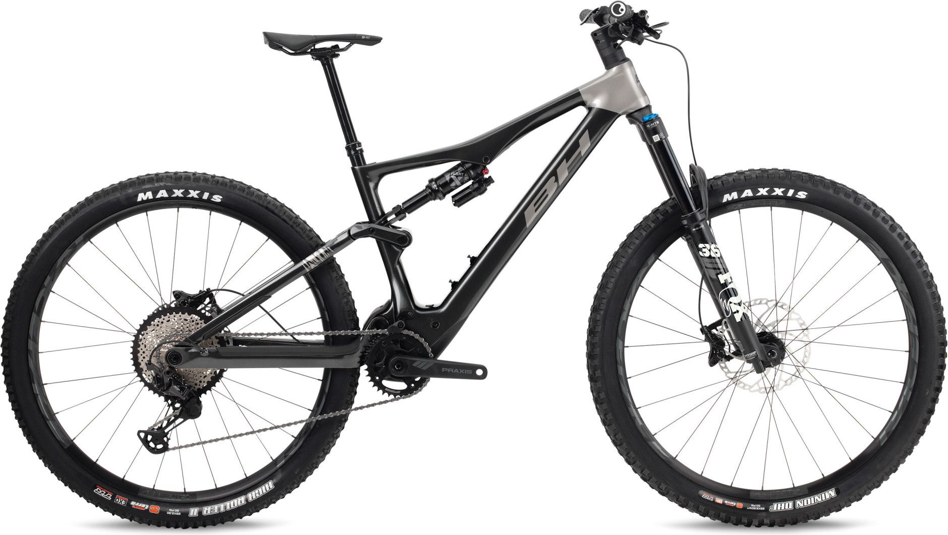 VTT Électrique Tout-Suspendu BH iLynx Trail Carbon 8.7 12V 540 Wh BH 80Nm 29'' Noir/Beige