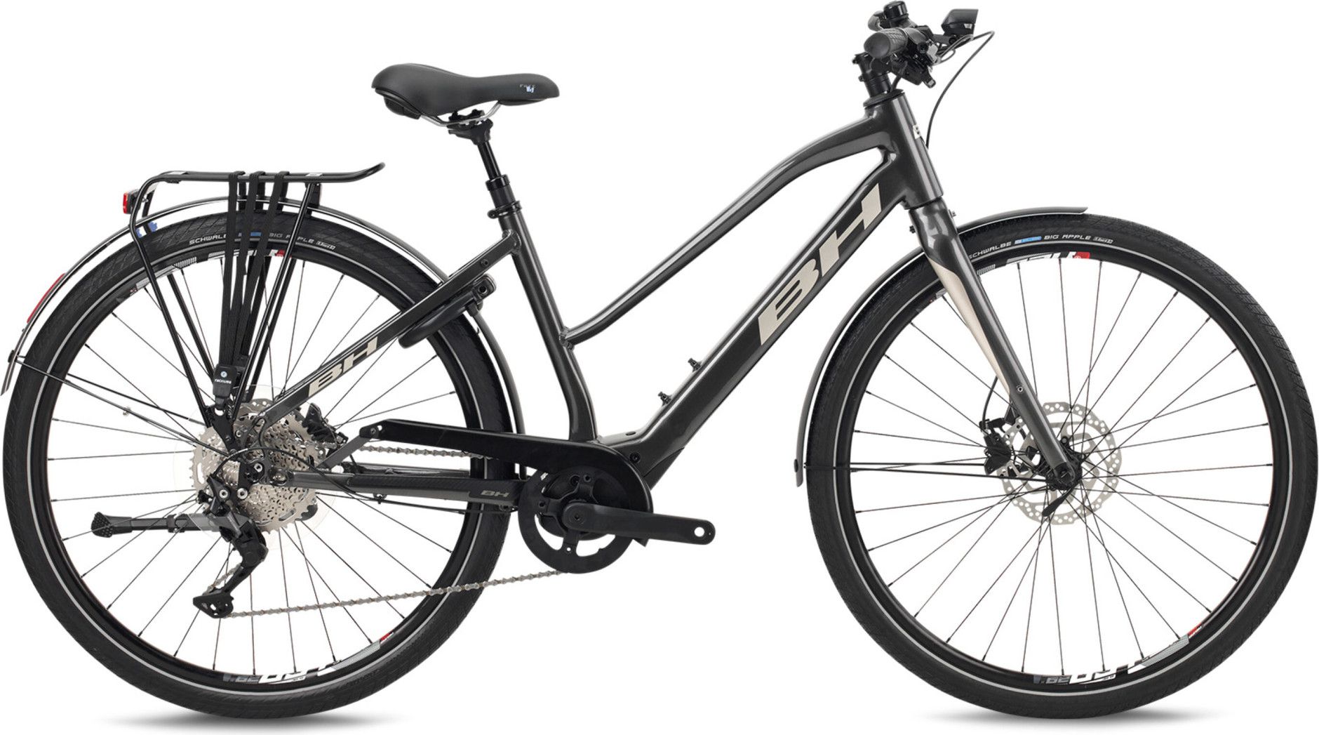 Vélo de Ville Électrique BH Core Jet Shimano Deore 10V 540 Wh 700 mm Gris Foncé