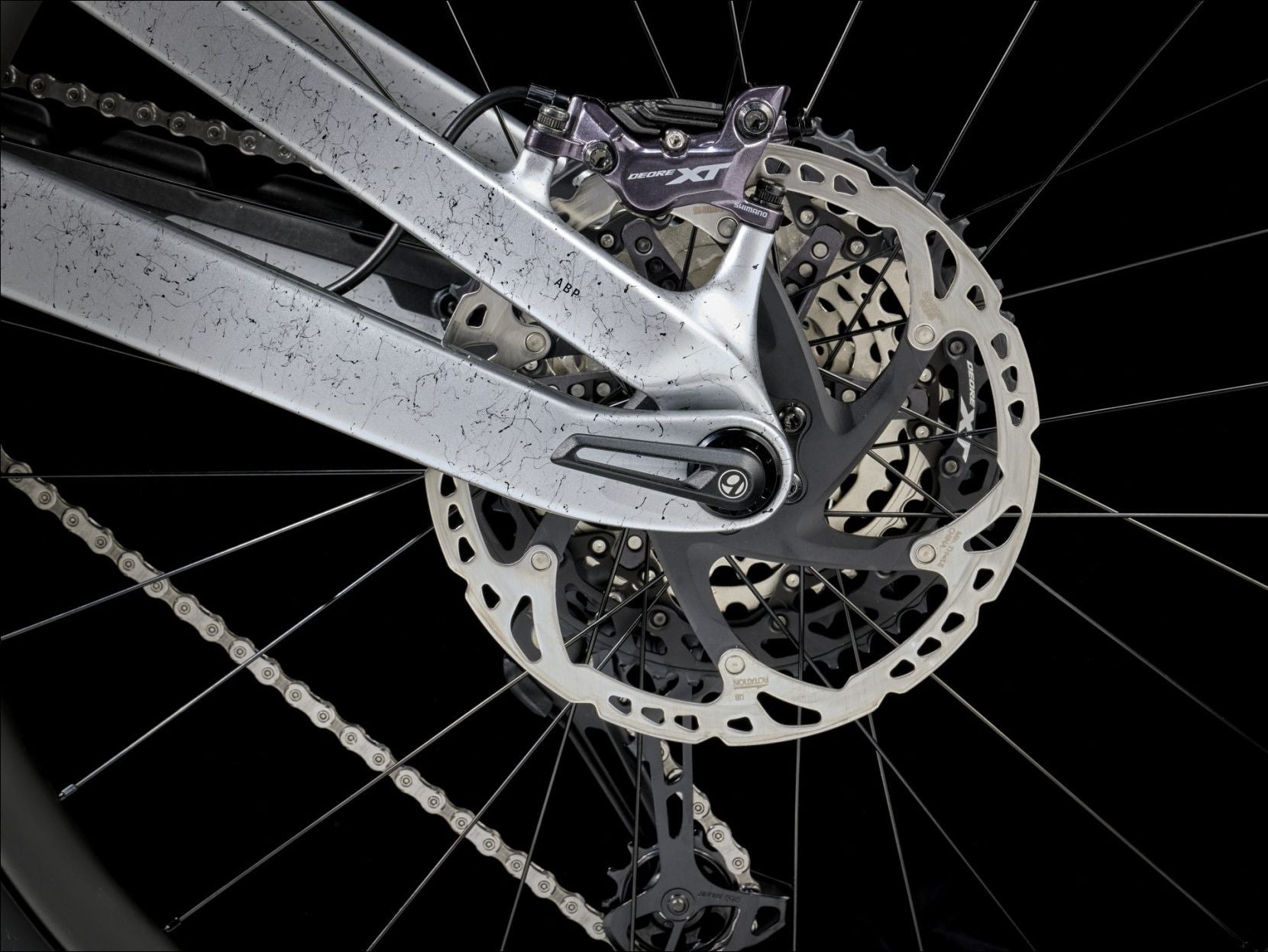 VTT Tout Suspendu Trek Slash 9.8 Shimano 12V 29/27.5'' Argent Gén 6 - Vélo d'Exposition