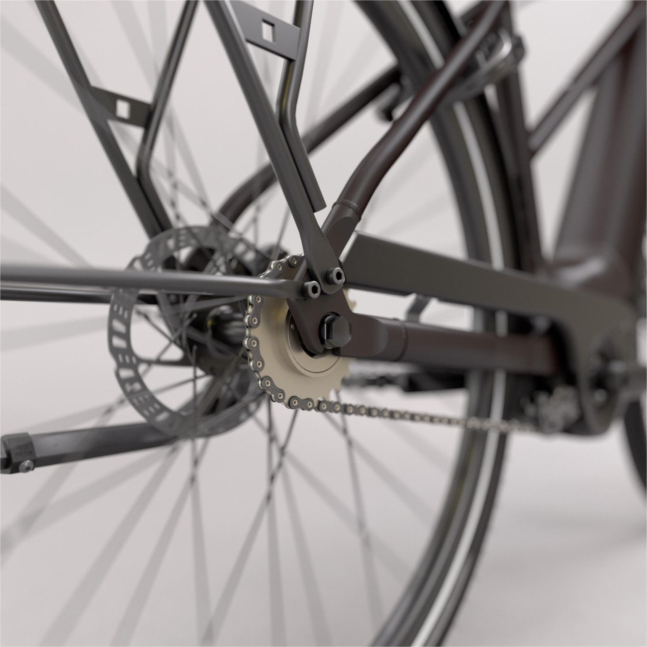 Vélo de Ville Électrique Btwin LD 920 E Cadre Bas Moteur Automatique Owuru 702Wh 700mm Noir