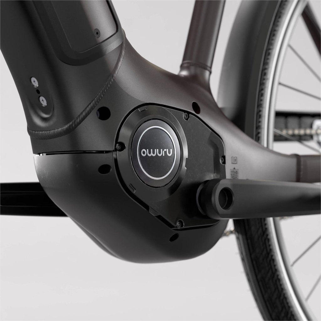 Vélo de Ville Électrique Btwin LD 920 E Cadre Bas Moteur Automatique Owuru 702Wh 700mm Noir