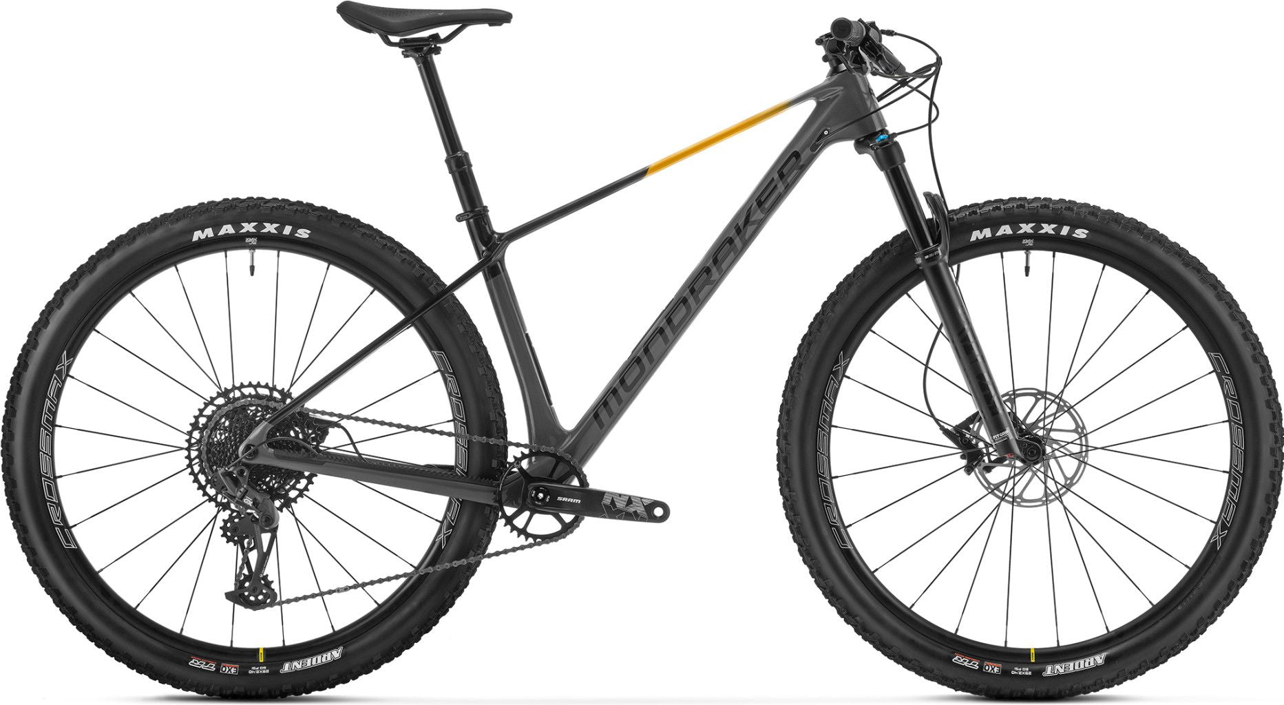 VTT Semi-Rigide Mondraker Chrono Carbon DC R Sram 12V 29'' Gris/Jaune 2025