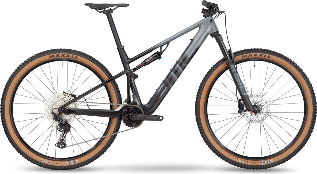 VTT Électrique Tout-Suspendu BMC Fourstroke AMP LT Three Shimano SLX 12V 360 Wh 29'' Gris Iron Noir