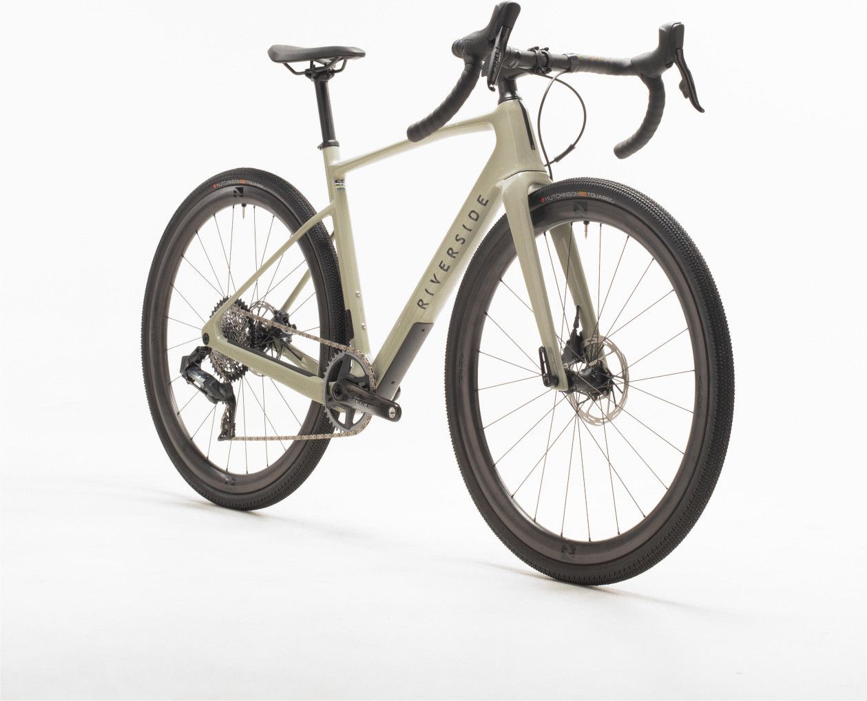 Gravel Bike Riverside GCR Sram Force etap AXS 12V Reynolds ATR 700mm Beige
