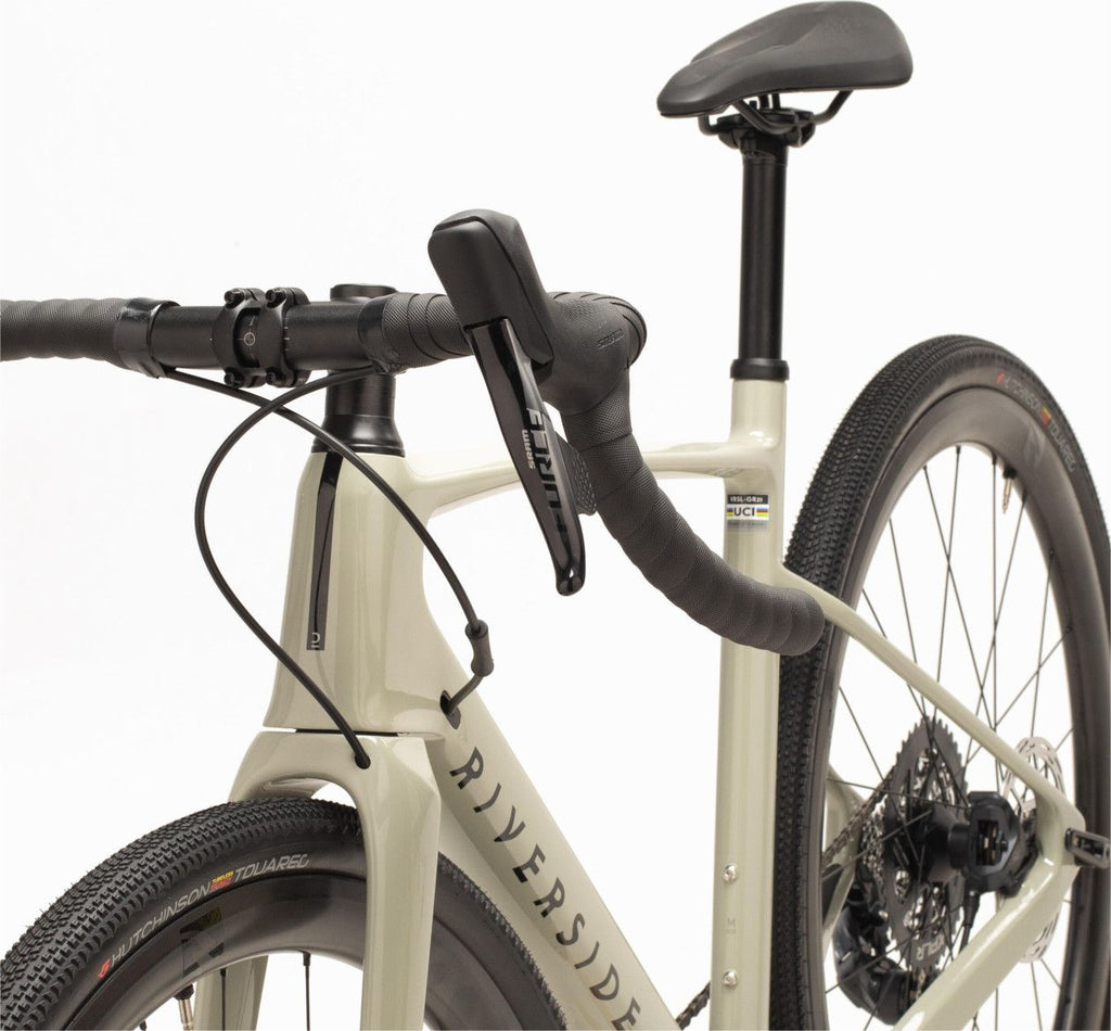 Gravel Bike Riverside GCR Sram Force etap AXS 12V Reynolds ATR 700mm Beige