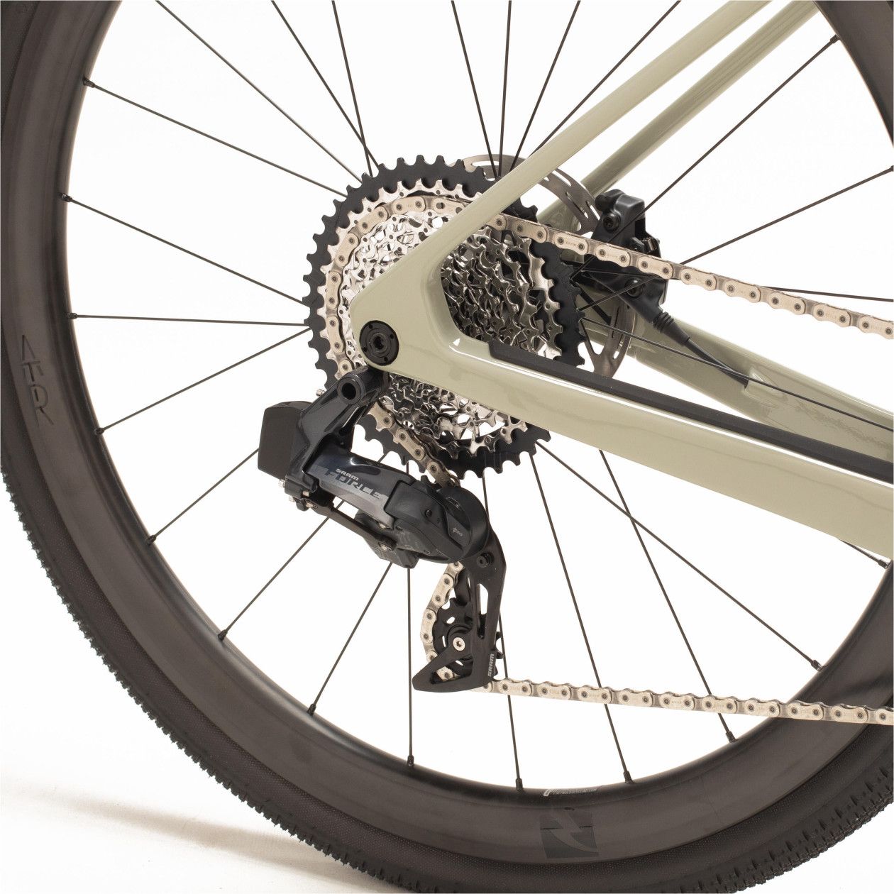 Gravel Bike Riverside GCR Sram Force etap AXS 12V Reynolds ATR 700mm Beige