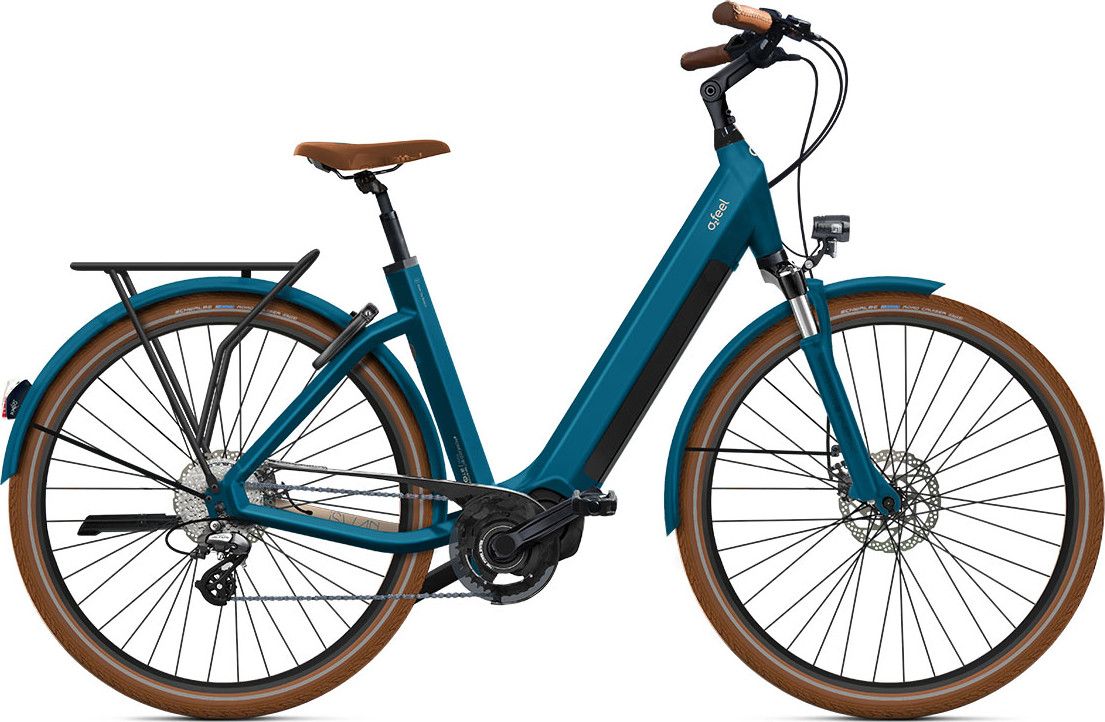 Vélo de Ville Électrique O2 Feel iSwan City Boost 6.1 Univ Shimano Altus 8V 432 Wh 28'' Bleu Cobalt