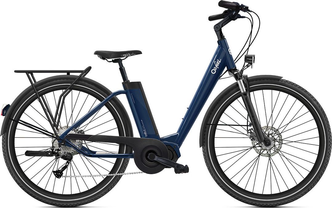 VTC Électrique O2 Feel iVog Explorer Boost Univ 4.1 Shimano Altus 9V 360 Wh 27.5'' Bleu Boréal