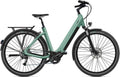 VTC Électrique O2 Feel iSwan Explorer Up Univ 6.1 Shimano Alivio 9V 432 Wh 27.5'' Vert Canopée