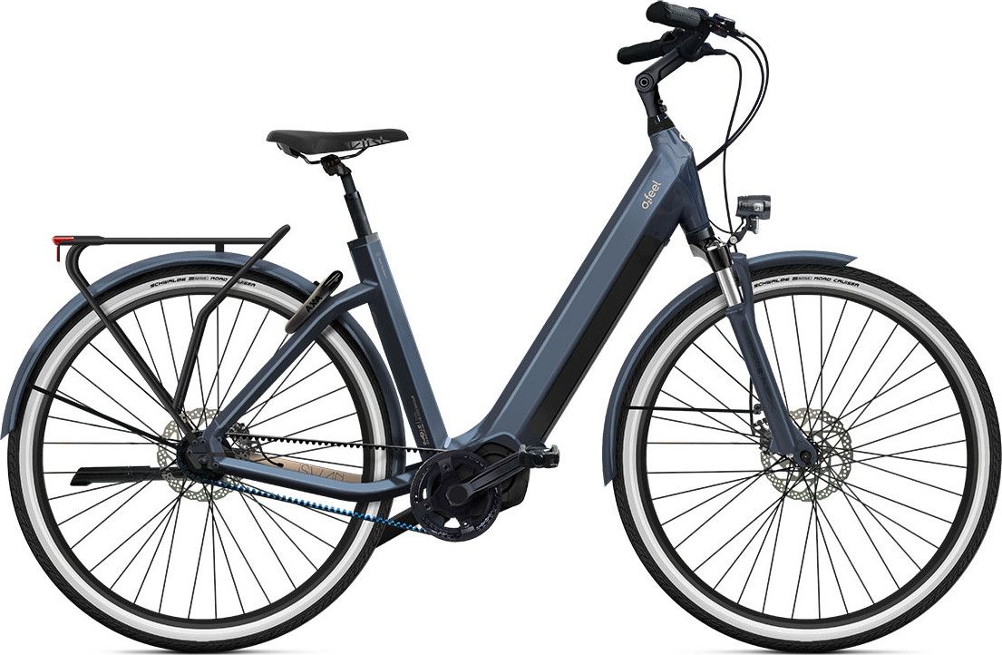 Vélo de Ville Électrique O2 Feel iSwan City Boost 7.1 Univ Shimano Nexus Inter 5-E 5V 432 Wh 28'' Gris Anthracite