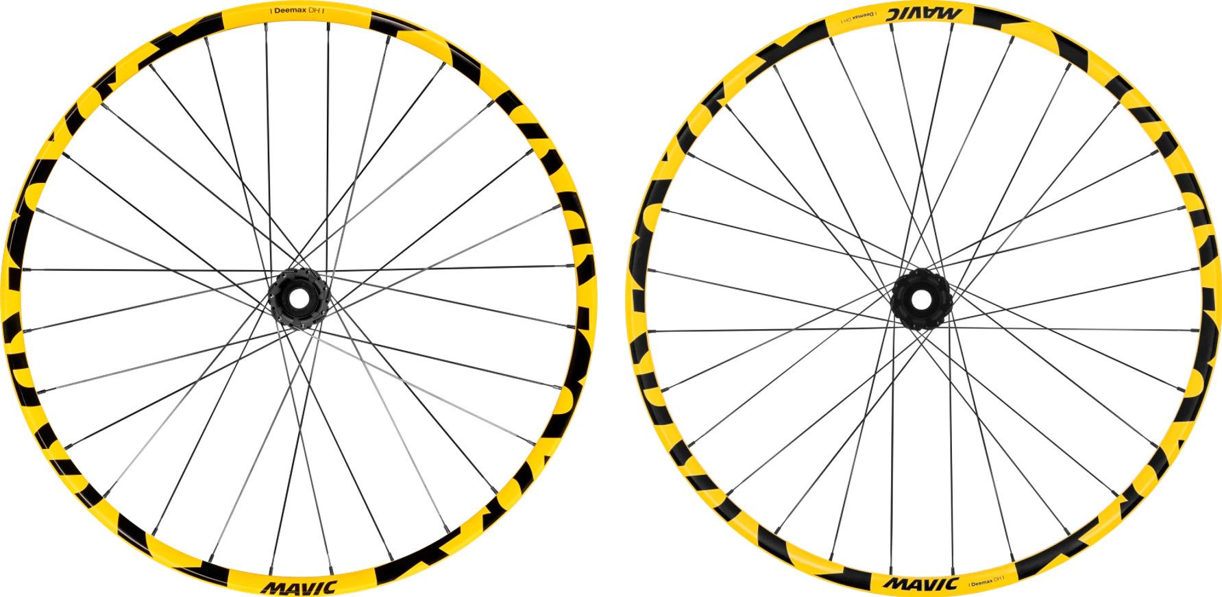 Paire de Roues Mavic Deemax DH YLW 29'' | DH 20x110 - 12x157 mm | 6 trous | 2024