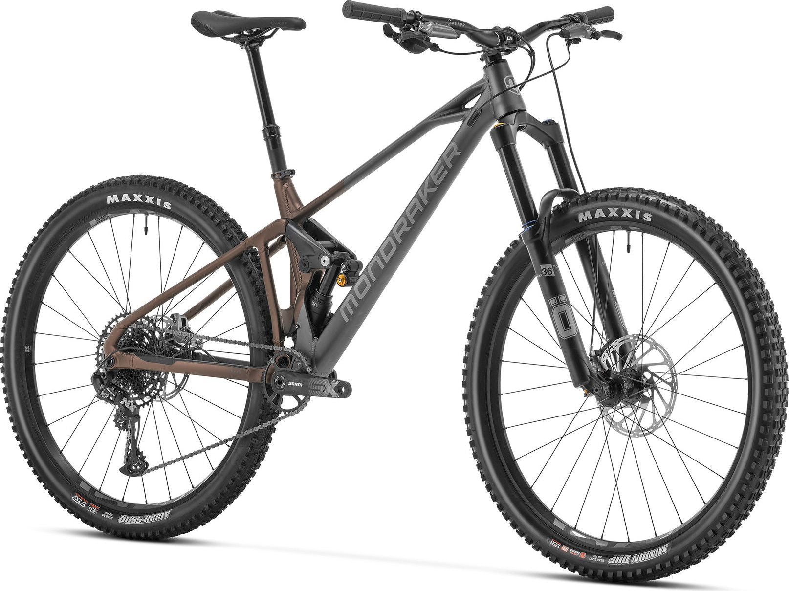 VTT Tout-Suspendu Mondraker Foxy R Sram 12V 29'' Gris Marron