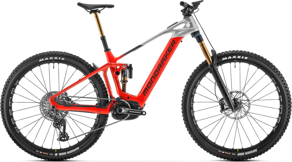 VTT Électrique Tout-Suspendu Mondraker Crafty Carbon RR 12V 750 Wh Bosch 85 Nm 29'' Rouge Gris