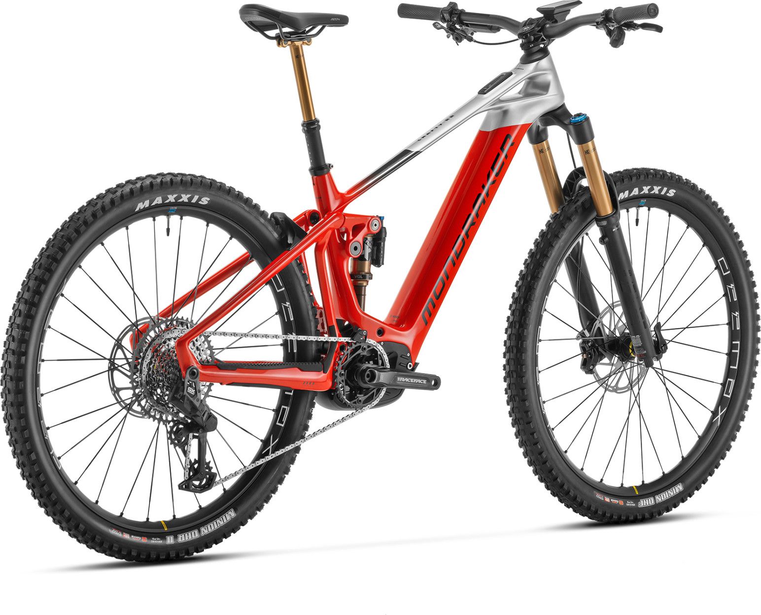 VTT Électrique Tout-Suspendu Mondraker Crafty Carbon RR 12V 750 Wh Bosch 85 Nm 29'' Rouge Gris
