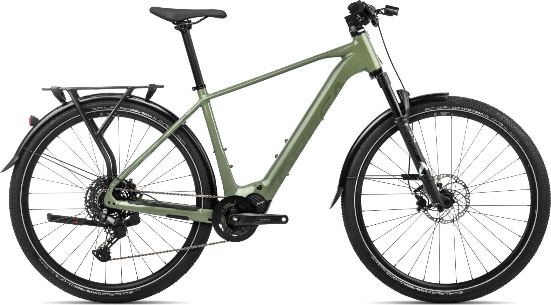 VTC Électrique Orbea Kemen 30 Shimano Cues 10V 540 Wh 29'' Vert Urban 2024
