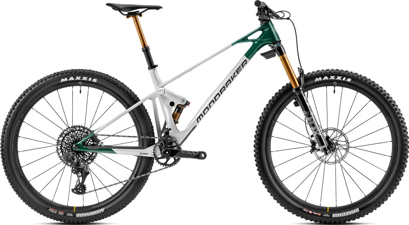 VTT Tout-Suspendu Mondraker Raze Carbon RR SL Sram 12V 29'' Argent Vert