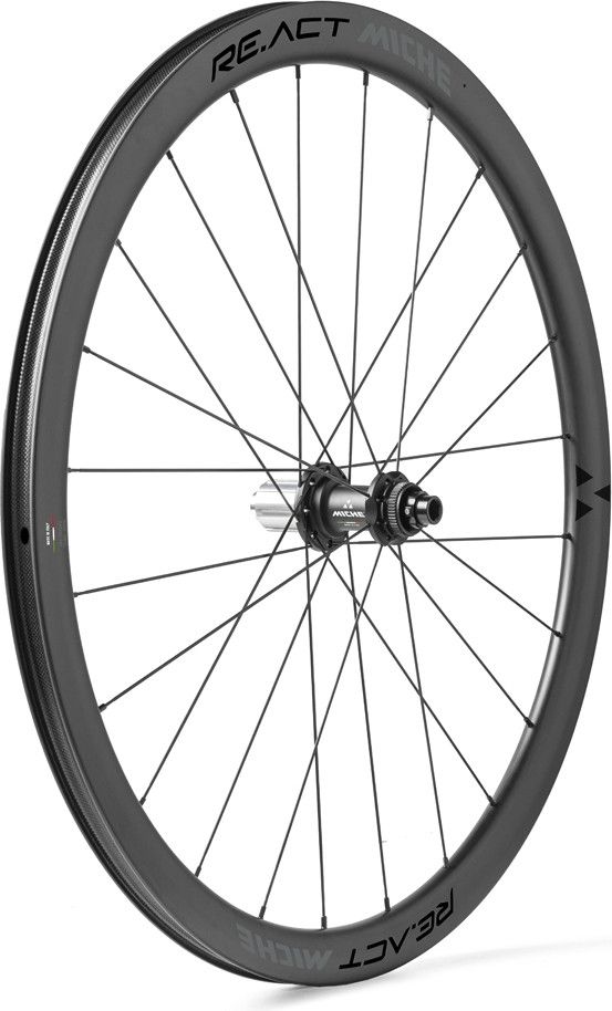 Paire de Roues Miche RE.ACT DX 38-38 Tubeless 700 Disc | 12x100mm | 12x142mm | Centerlock