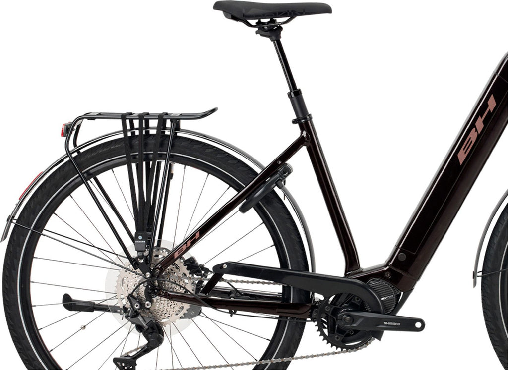 Vélo de Ville Électrique BH AtomE SUV Pro Shimano Deore 10V 720Wh 700mm Bordeaux Noir