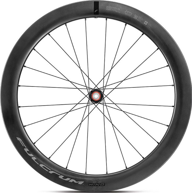 Paire de Roues Fulcrum Wind 57 700 mm | 12x100 - 12x142 mm | Center Lock | 2024
