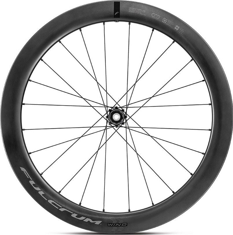 Paire de Roues Fulcrum Wind 57 700 mm | 12x100 - 12x142 mm | Center Lock | 2024
