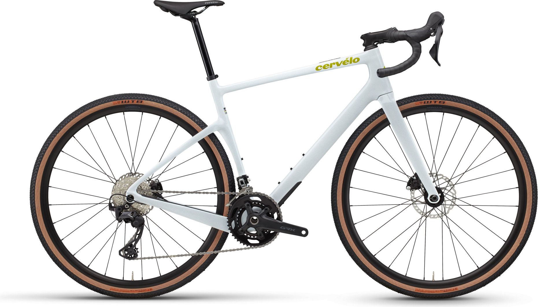 Gravel Bike Cervélo Aspero Shimano GRX 12V 700 mm Blanc - Vélo d'Exposition