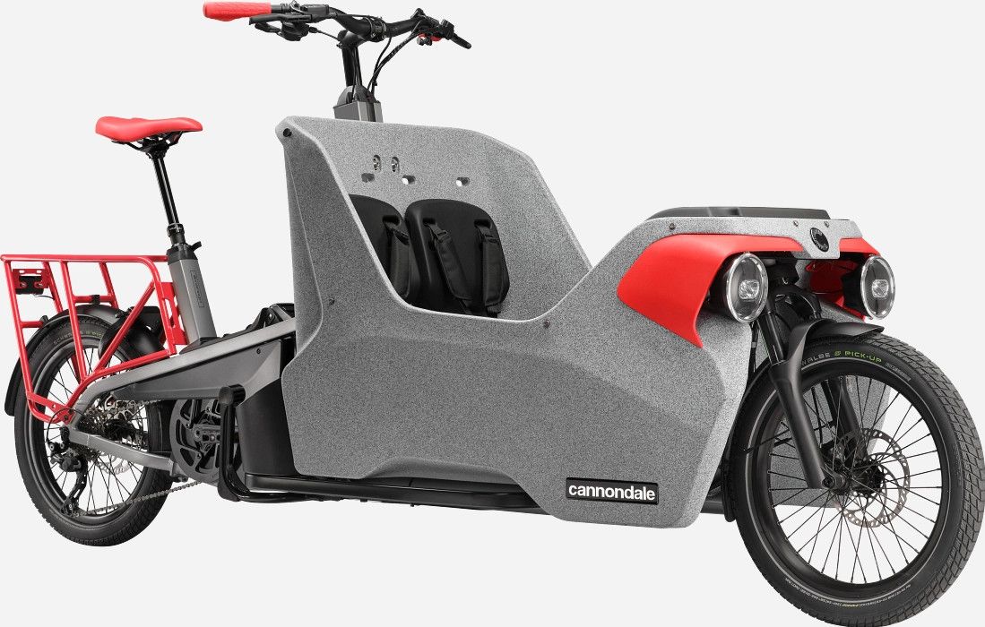 Vélo Cargo Électrique Cannondale Wonderwagen Neo 2 Shimano Deore 10V 545Wh 20'' Gris
