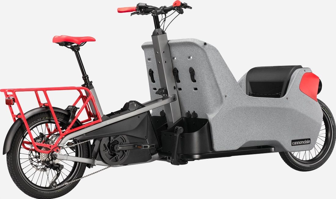 Vélo Cargo Électrique Cannondale Wonderwagen Neo 2 Shimano Deore 10V 545Wh 20'' Gris