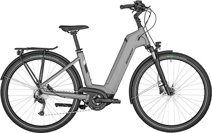 VTC Électrique Bergamont E-Horizon Tour 4 Wave Shimano Alivio 9V 400Wh 700mm Gris