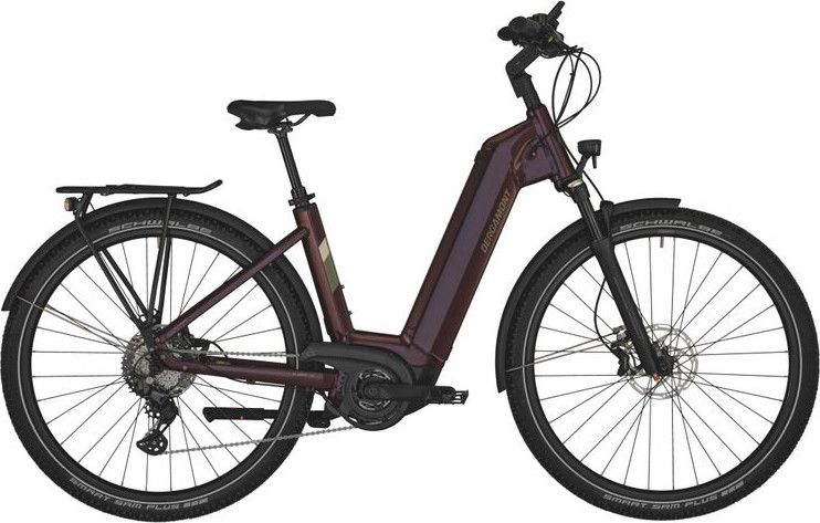 VTC Électrique Bergamont E-Horizon SUV 6 Wave Shimano Deore 10V 625Wh 700mm Rouge - Vélo d'Exposition