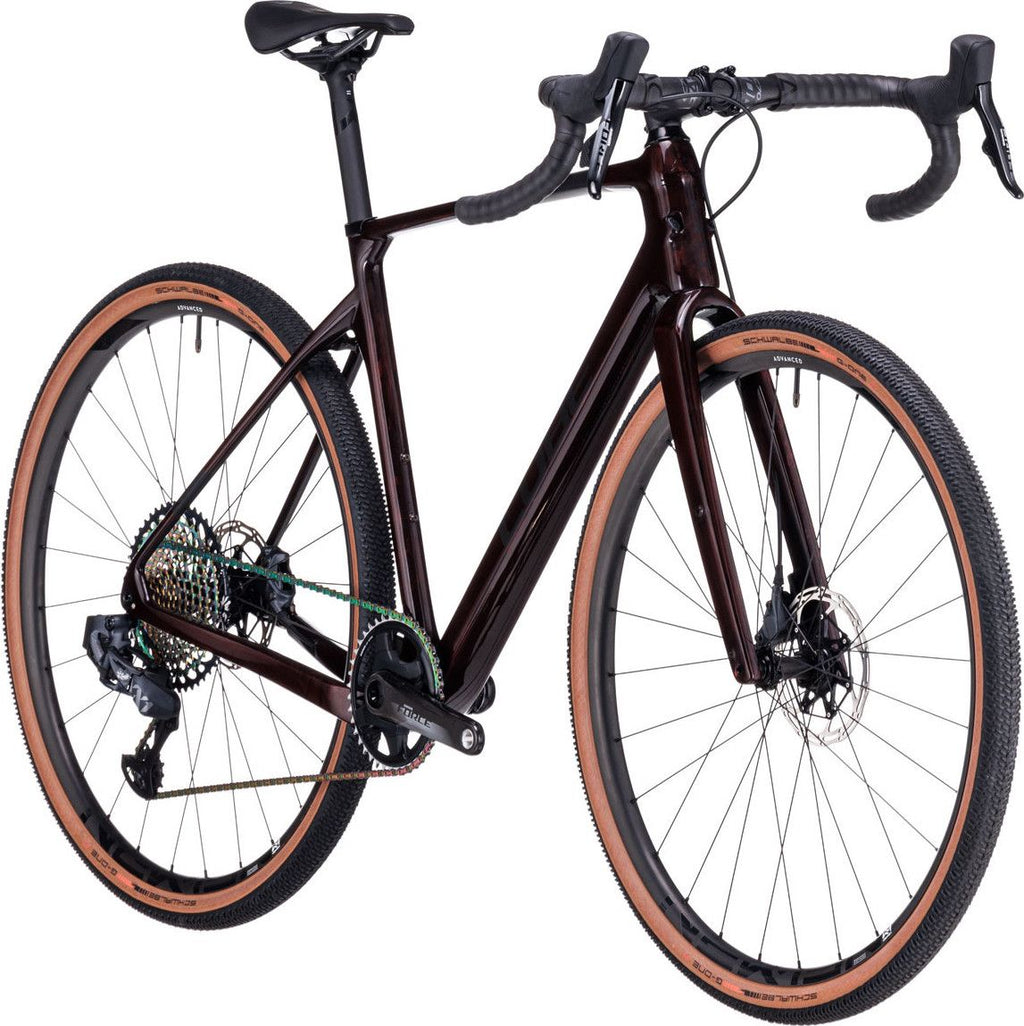 Gravel Bike Cube Nuroad C:62 SLT Sram XX1 Eagle AXS/Force eTap AXS 12V 700 mm Rouge Liquid