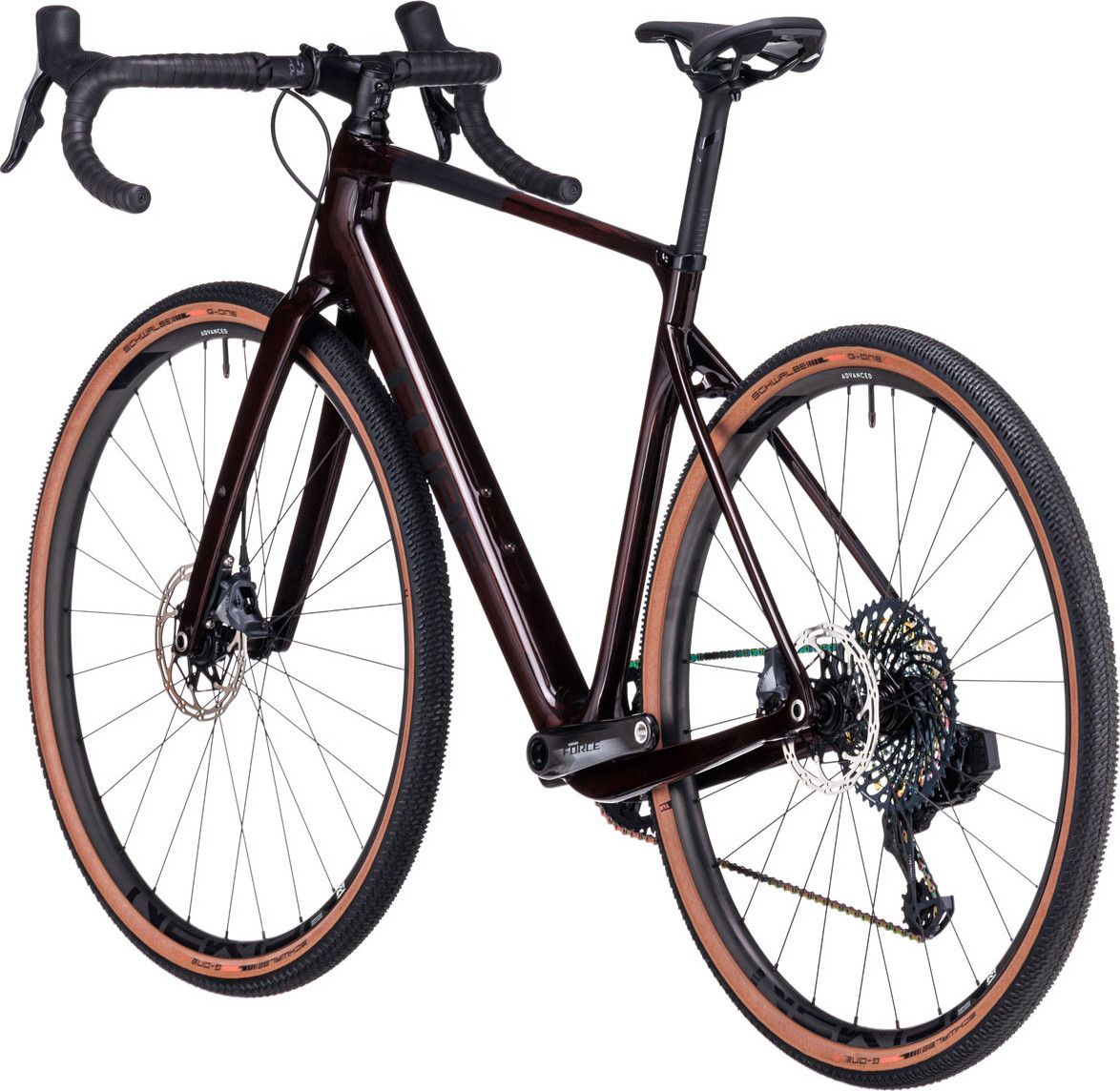 Gravel Bike Cube Nuroad C:62 SLT Sram XX1 Eagle AXS/Force eTap AXS 12V 700 mm Rouge Liquid