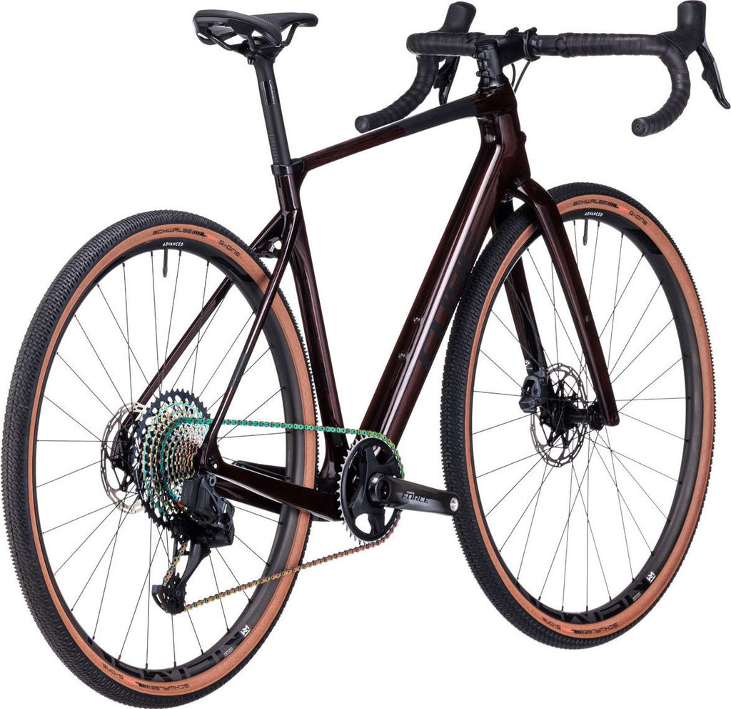 Gravel Bike Cube Nuroad C:62 SLT Sram XX1 Eagle AXS/Force eTap AXS 12V 700 mm Rouge Liquid
