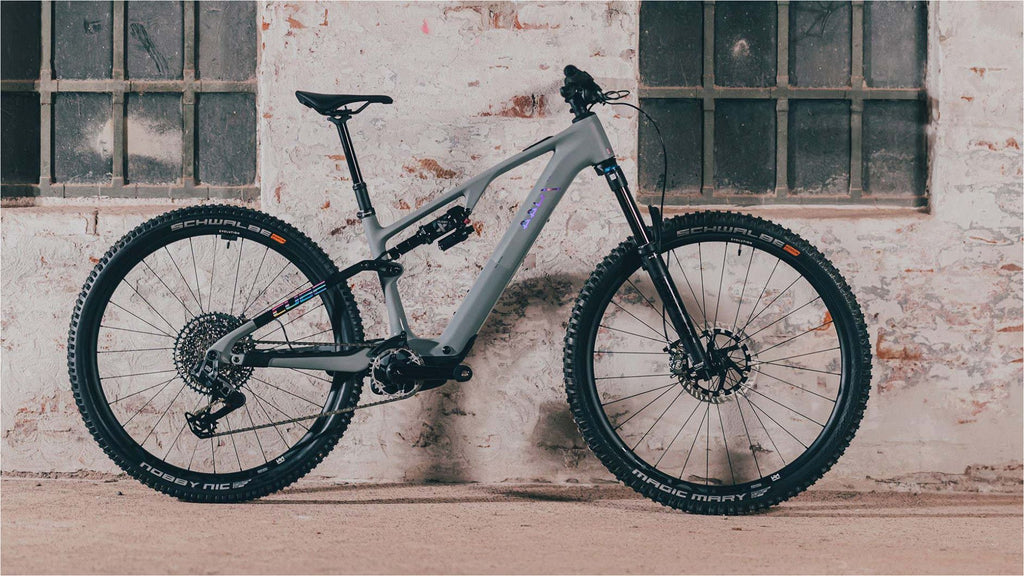 VTT Électrique Tout-Suspendu Cube AMS Hybrid One44 C:68X TM 400X 12V 400 Wh Bosch 60 Nm 29'' Gris Vert Swamp 2025