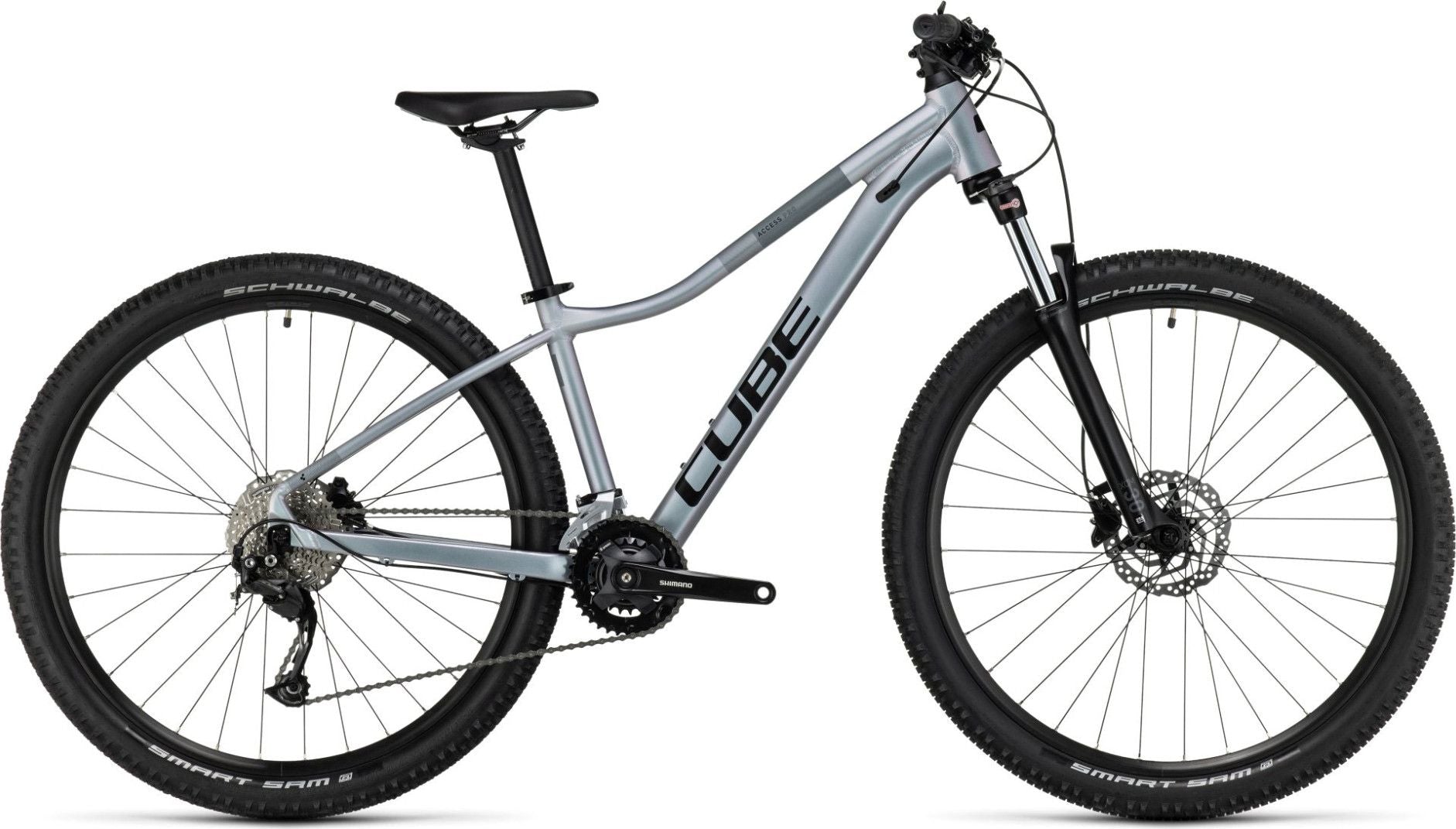 VTT Semi-Rigide Femme Cube Access WS Pro Shimano Alivio/Altus 9V 27.5'' Bleu Violet Galactic