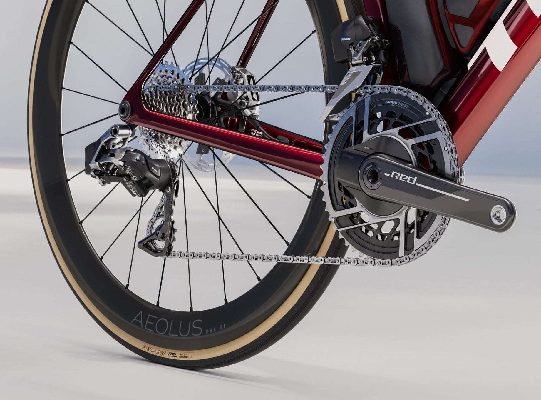 Vélo de Route Trek Madone SLR 9 Sram Red AXS 12V 700 mm Rouge Gén. 8 - Vélo d'Exposition