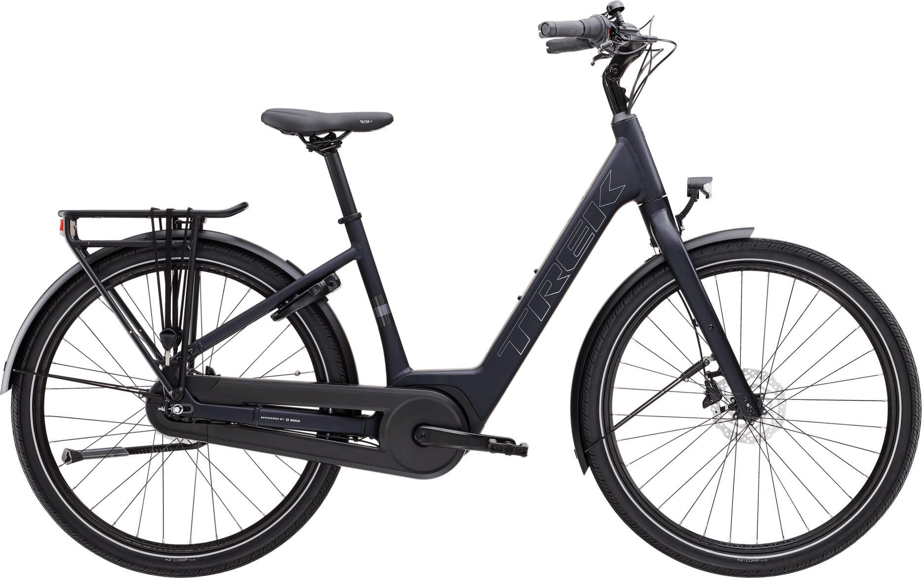 Vélo de Ville Électrique Trek District+ 1 Lowstep Shimano Nexus 7V 400 Wh 700 mm Bleu