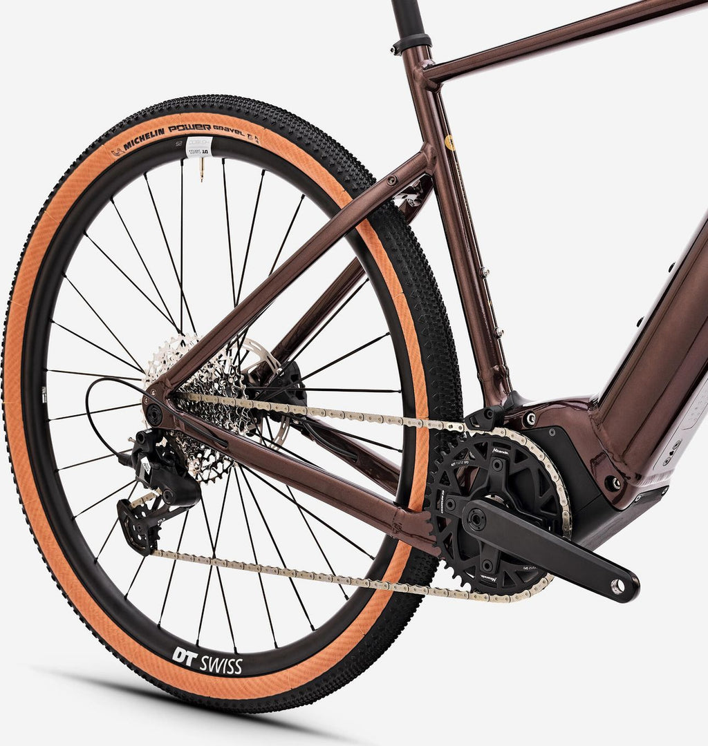 Gravel Bike Électrique Van Rysel E-Grvl AF MD Brose Sram Apex 12V 700mm Marron