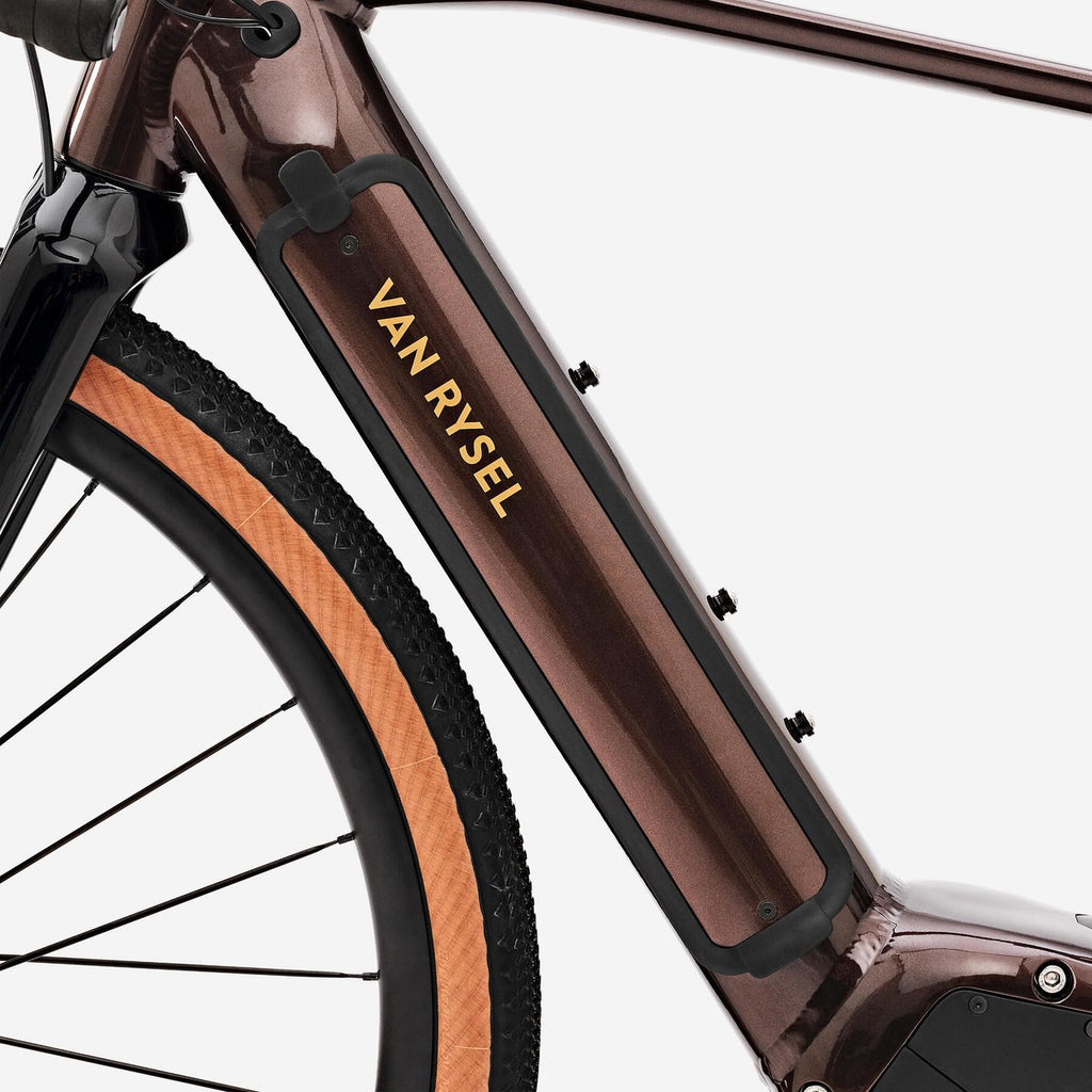 Gravel Bike Électrique Van Rysel E-Grvl AF MD Brose Sram Apex 12V 700mm Marron