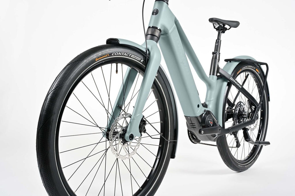 Vélo de Ville Électrique Winora IRide Pure X10 Mid Shimano Cues 10V 400Wh 27,5'' Vert