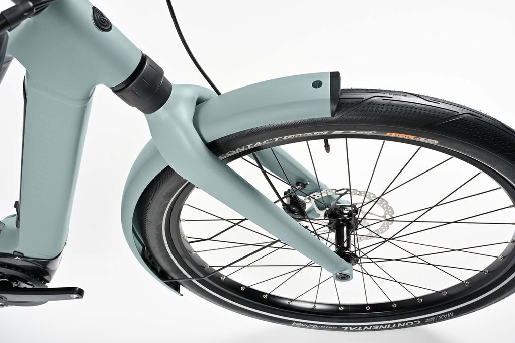 Vélo de Ville Électrique Winora IRide Pure X10 Mid Shimano Cues 10V 400Wh 27,5'' Vert