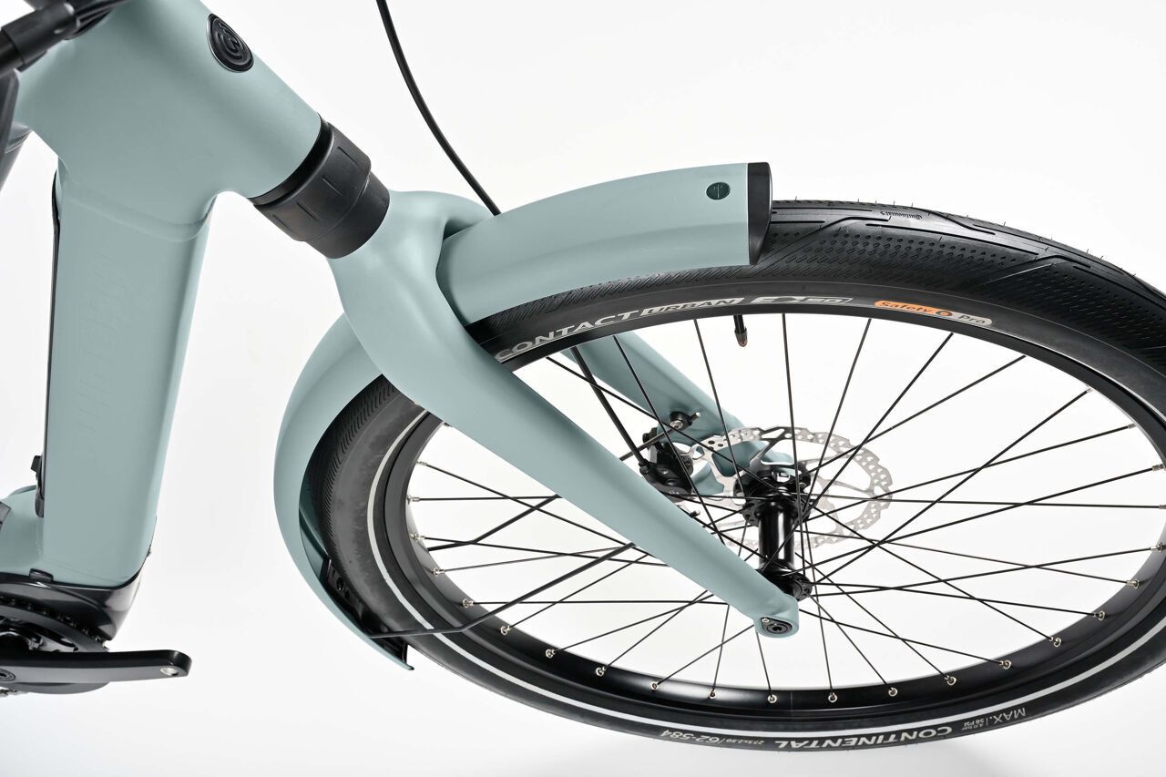 Vélo de Ville Électrique Winora IRide Pure X10 Mid Shimano Cues 10V 400Wh 27,5'' Vert