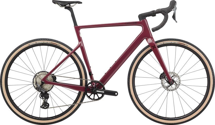 Vélo de Gravel Cannondale SuperSix Evo SE 1 Shimano GRX 820 12V 700mm Rouge - Vélo d'Exposition