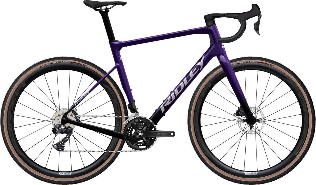 Vélo de Gravel Ridley Grifn RS Shimano GRX Di2 11V 700 mm Violet Radiant Noir