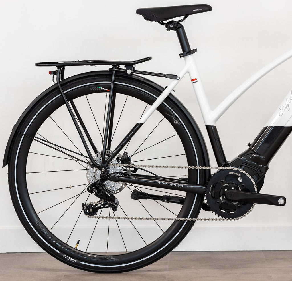 Vélo de Ville Électrique Stajvélo Nomades Sram GX 11V 500 Wh 700 mm Blanc