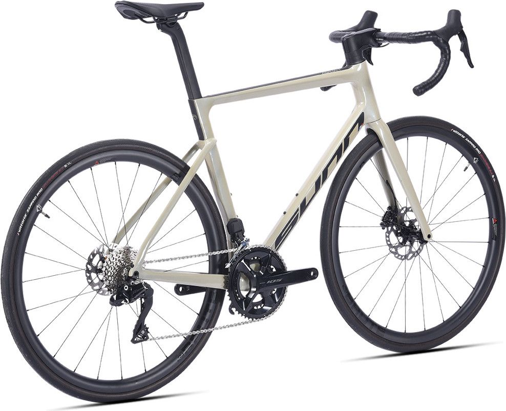 Vélo de Route Sunn Asphalt S1 Shimano 105 Di2 12V 700 mm Beige