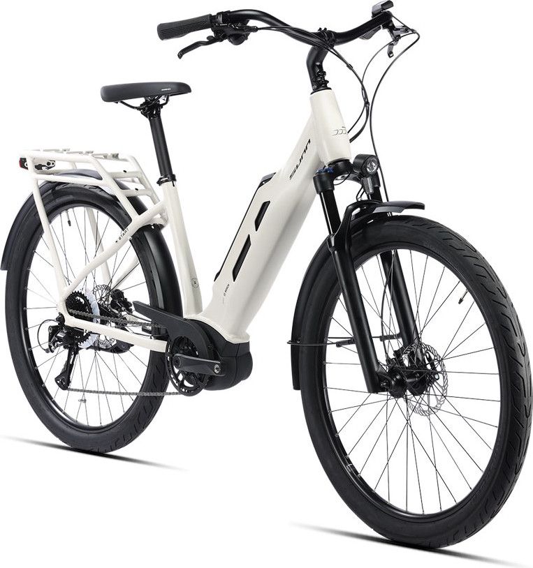 Vélo de Ville Électrique Sunn Start S2 Shimano Acera 8V 400Wh 27,5'' Blanc